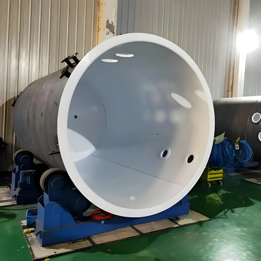 Bình tiếp nhận hóa chất kháng axit lót PTFE