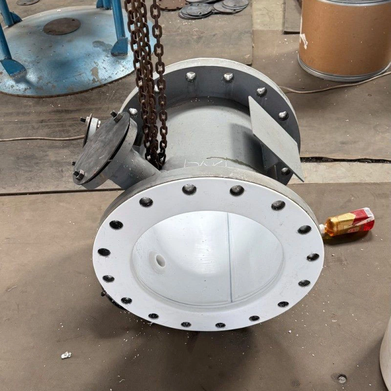 Tê hóa chất chống axit lót PTFE