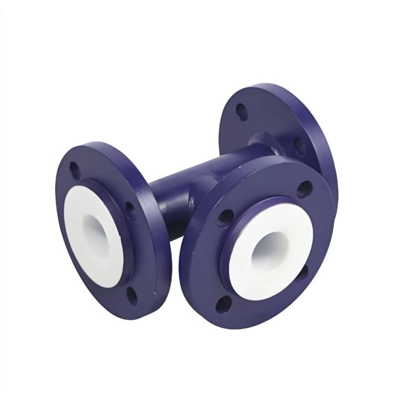 Phụ kiện Tee chống axit lót PTFE